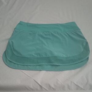 Lululemon Athletica Turquoise Mini Skirt